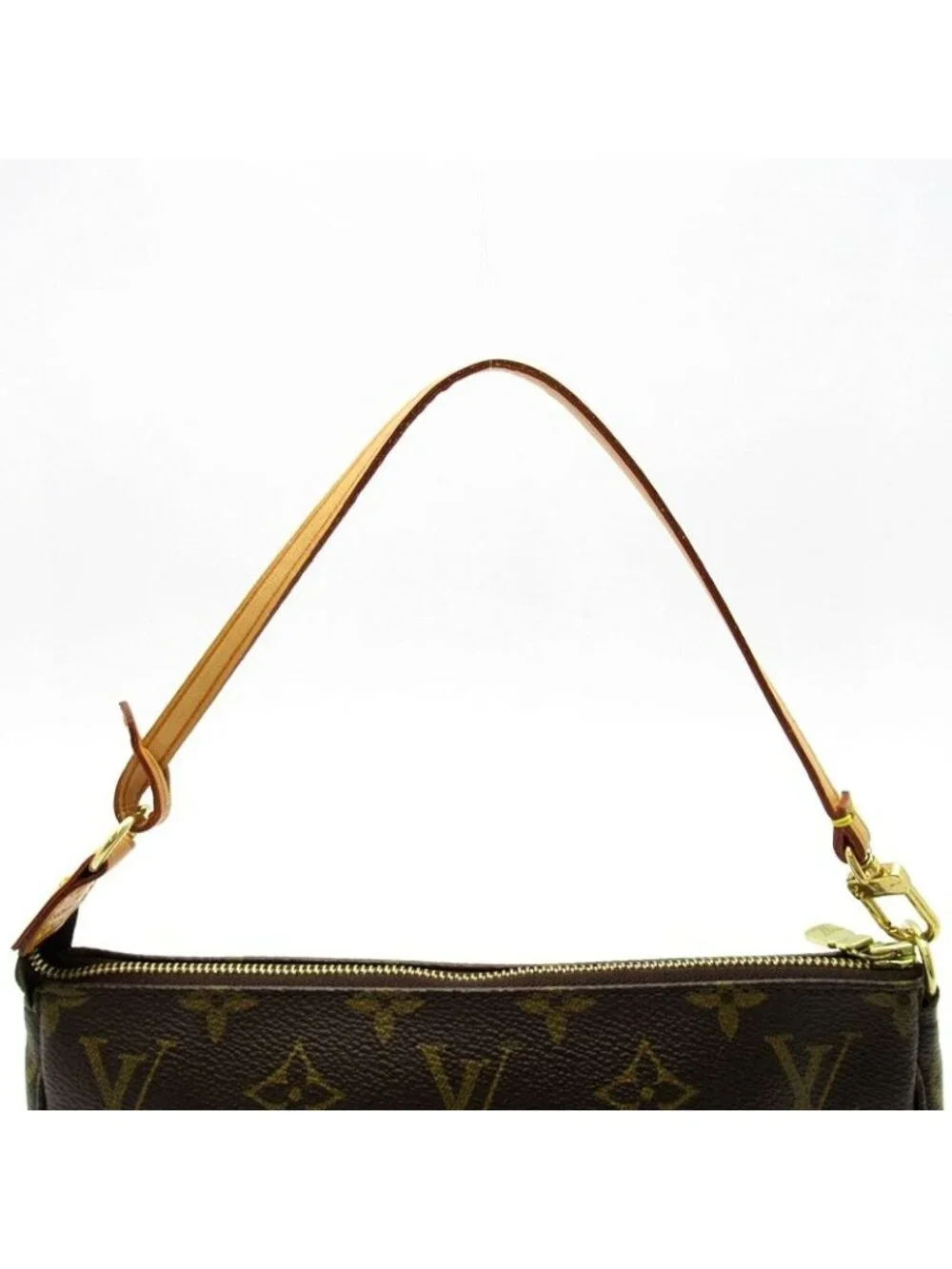 Louis Vuitton Pochette Soirle Monogram Handbag Brown